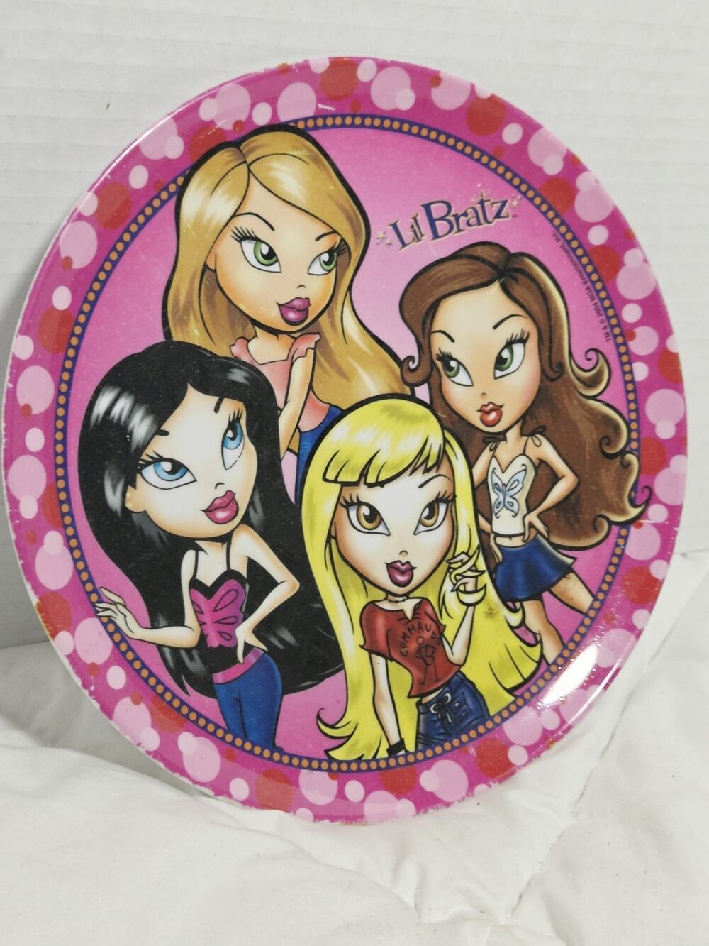 Zak LIL BRATZ Plate Kids Melamine Plastic Vtg Retro Y2K Pixie Htf Rare 2000's